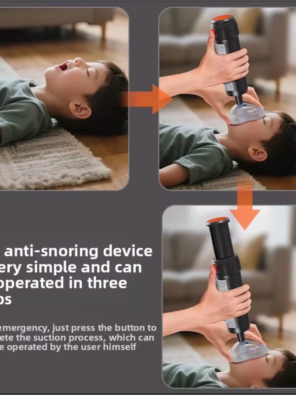 Portable Airway Suction Device for Children and Adults